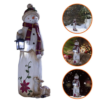 🎄⛄Handmade Snowman with Lantern