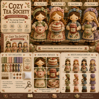🎁Last Day:75% OFF🧵 Tiny Worlds Collection – Patchwork DIY Kit Series