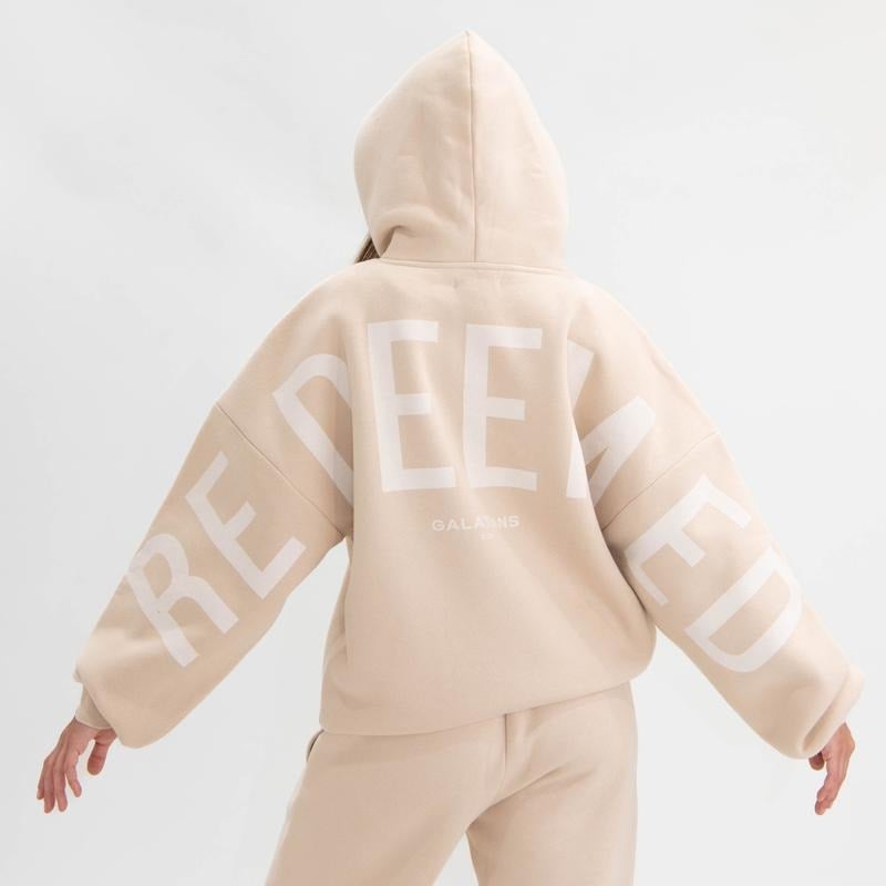 💕Schnäppchen 💖✝ Essential Hoodie | Übergroßes christliches, schweres Glaubens-Sweatshirt
