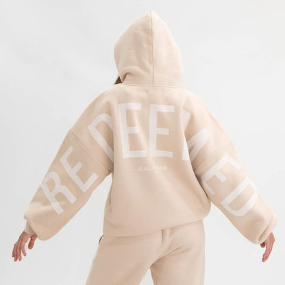 💕Schnäppchen 💖✝ Essential Hoodie | Übergroßes christliches, schweres Glaubens-Sweatshirt