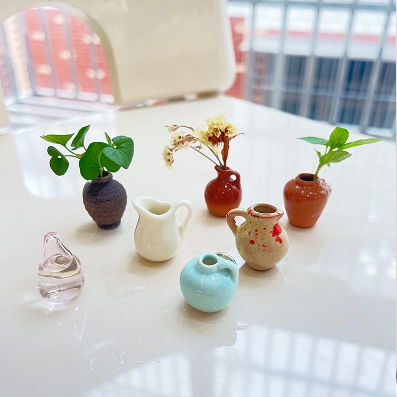 🌸 Handcrafted Mini Ceramic Bud Vase Fridge Magnet