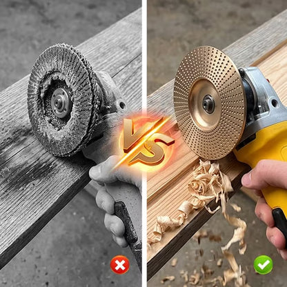 🌟 Premium Tungsten Carbide Wood Carving Wheel for Fast Shaping & Grinding