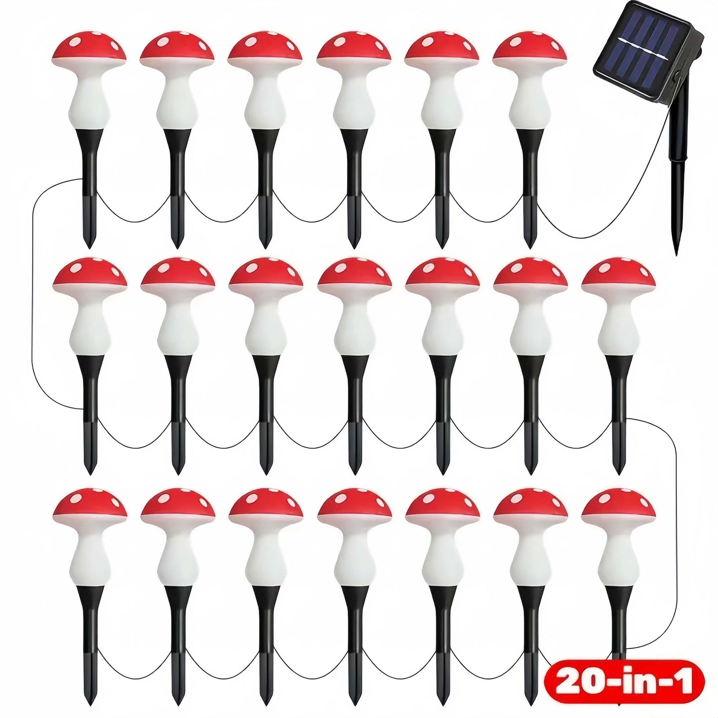 🔥LAST DAY 49% OFF - ✨Magic Solar Mushroom Light🍄