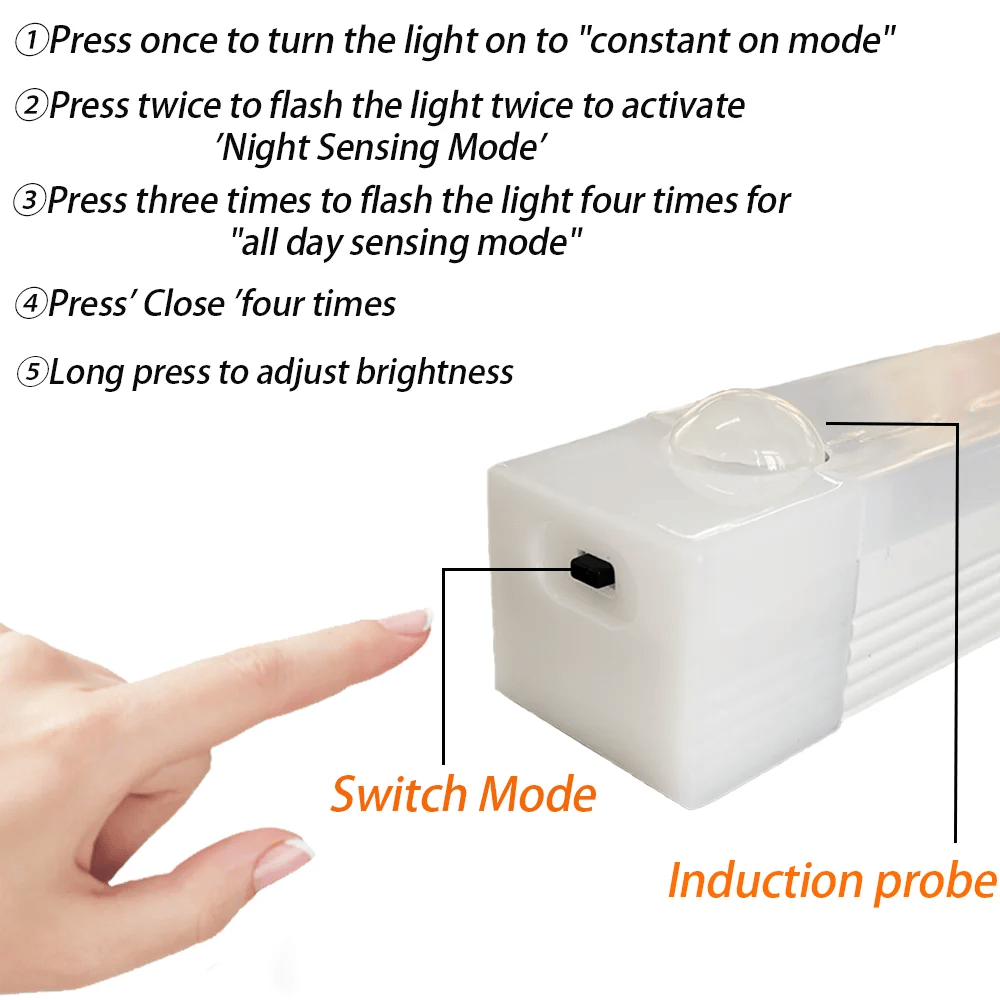 🔥BIG SALE💡Punch-free Smart Motion Sensor Magnetic Rechargeable LED Light