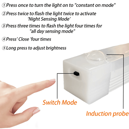 🔥BIG SALE💡Punch-free Smart Motion Sensor Magnetic Rechargeable LED Light