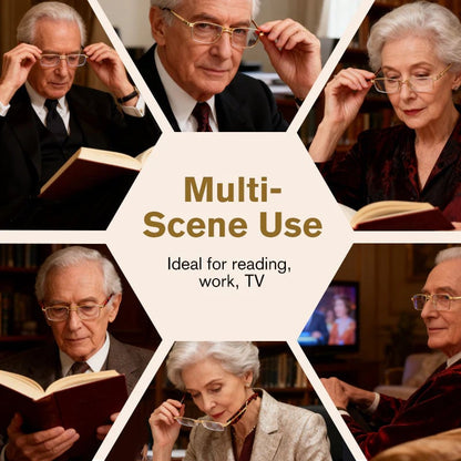 (🎁Last Day 50% OFF)👓Foldable Anti-Blue Light Reading Glasses with Case