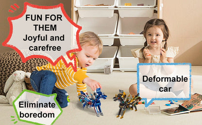 🎁Black Friday Special✨ Collision Transforming Dinosaur Car Toy