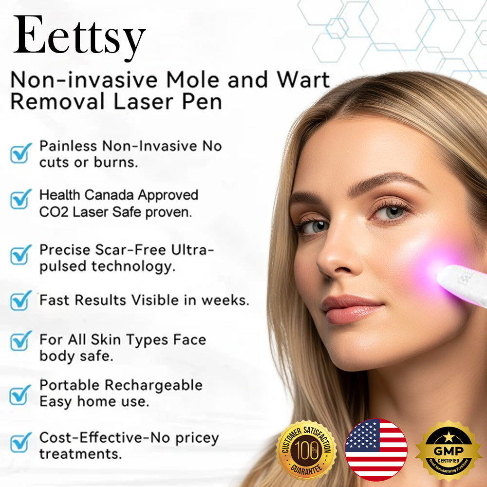 ✨All-in-One CO₂ Laser Eraser Pen | Removes Moles, Warts, Skin Flaws & Pigmentation