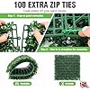🌿 DIY 25"x25" Milan Grass Artificial Plant Wall Panel – Lush Green Decor ✨