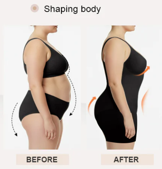 💃 Women's Zip-Front Shapewear Bodysuit – Tummy Control & Waist Sculpting🔥