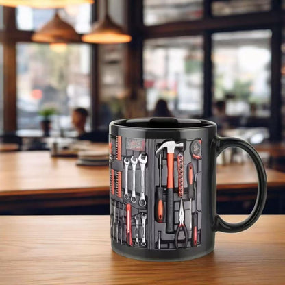 🎁2D Printing Process Mechanic Toolbox Mug