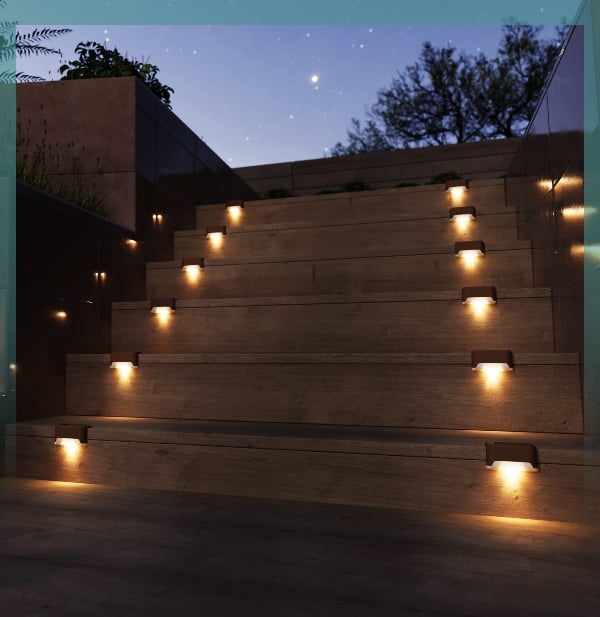 🎄 Solar-Deckleuchten, automatisch EIN/AUS💡