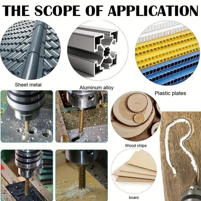 🔥Hot Sale📏6 Counts Metalworking Ldeal For Drilling