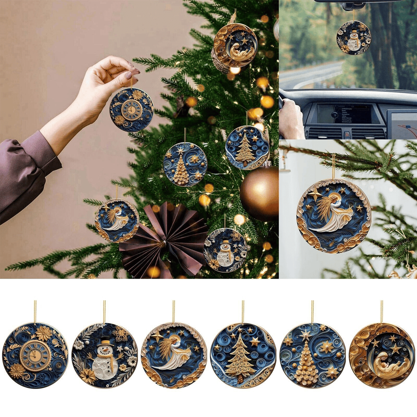 🎄2025 Handmade Ornaments With Good Wishes🎅