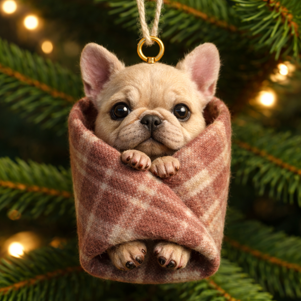 Cozy Wrapped Critters Ornament