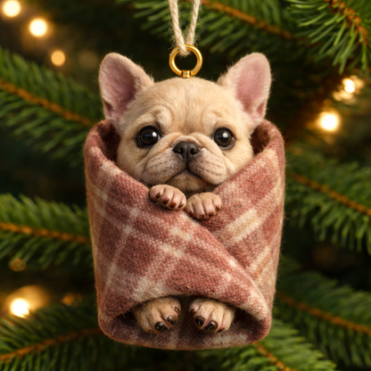 Cozy Wrapped Critters Ornament