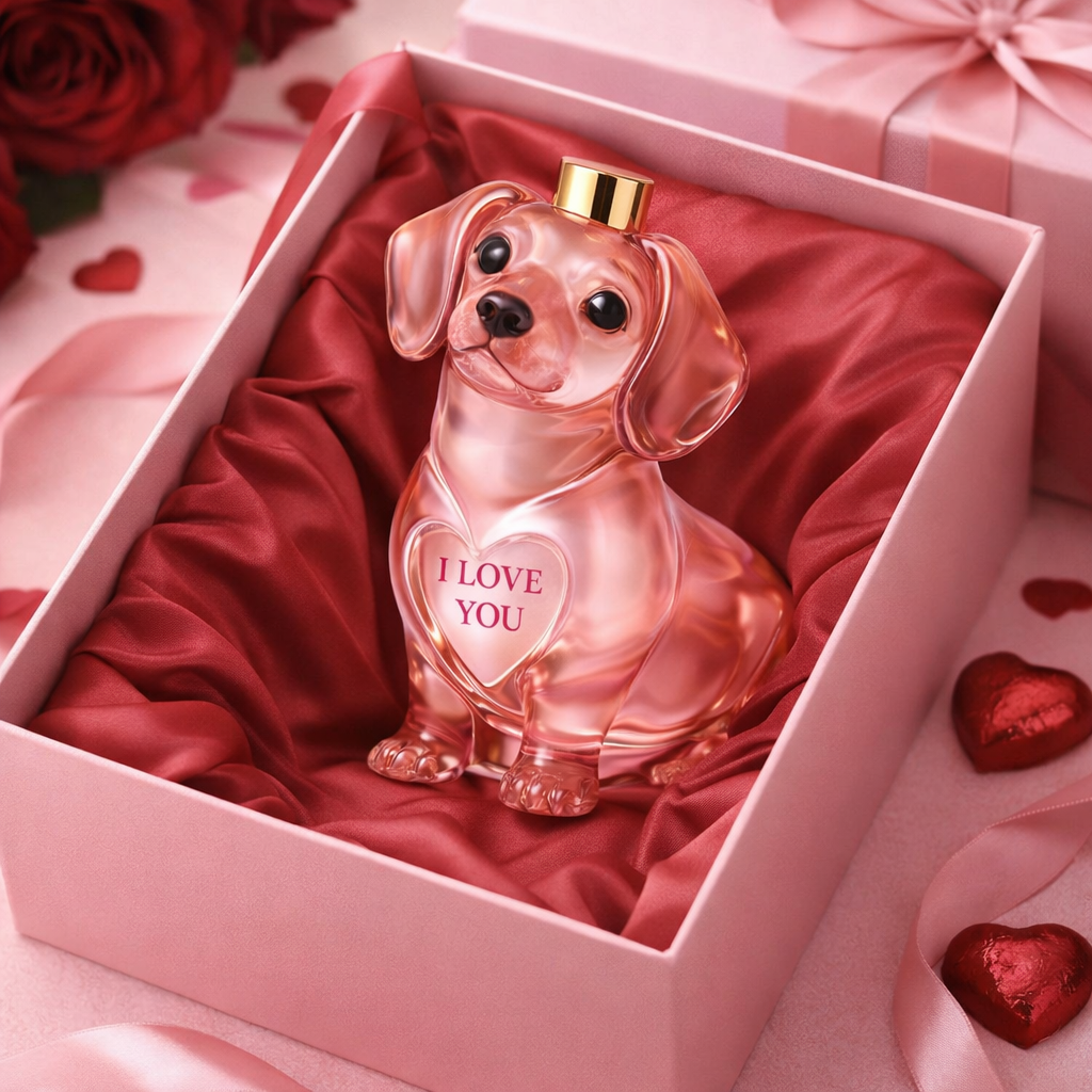 💖Valentine's Day gift,Dachshund Perfume Bottle
