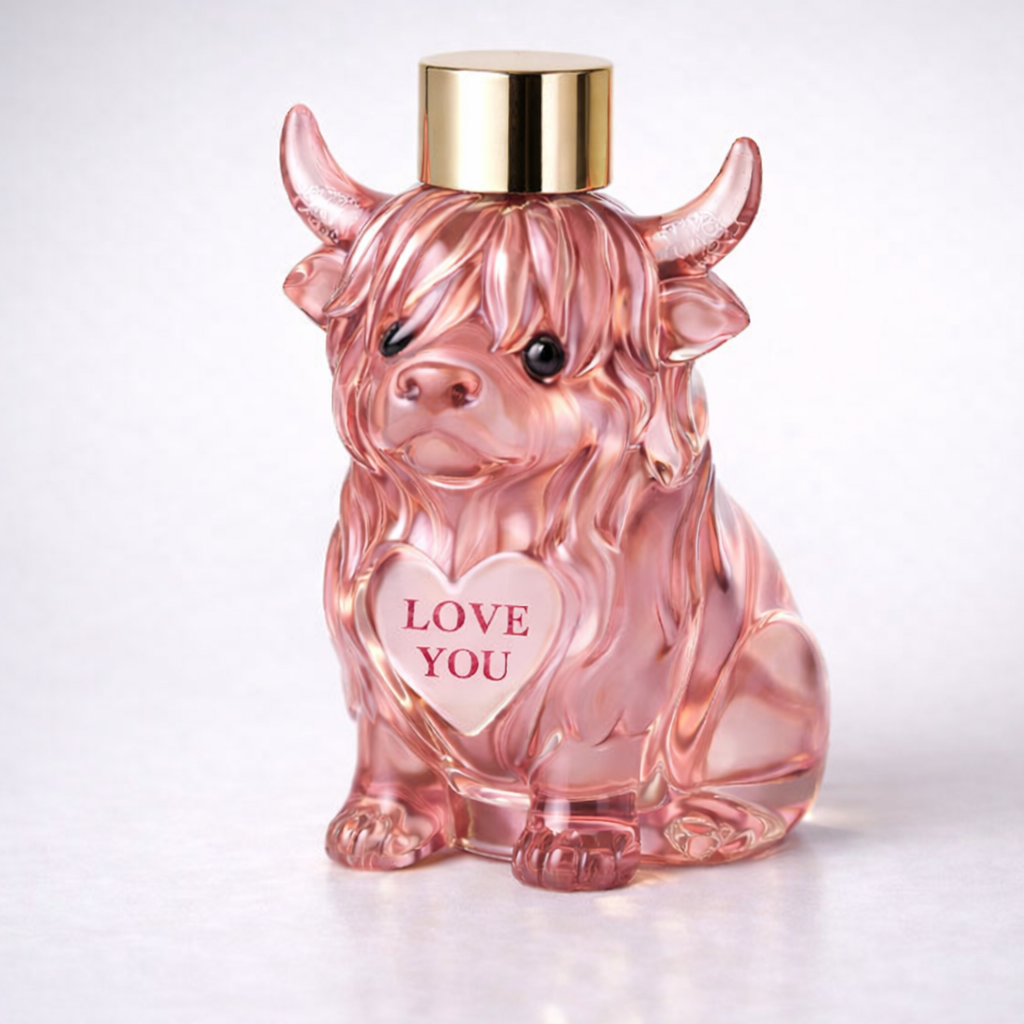 Valentine's Day gift,Highland Romance Perfume Bottle,Highland Cow Perfume Bottle