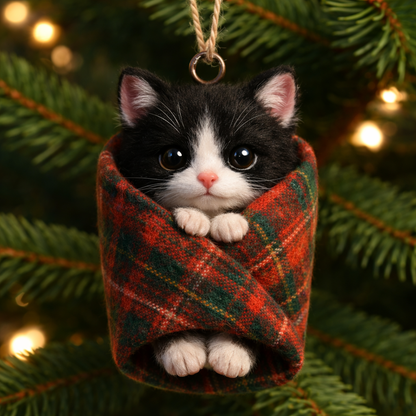 Cozy Wrapped Critters Ornament
