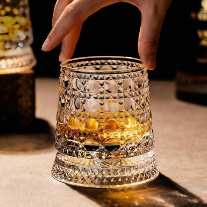 🥃 Rotating Whiskey Glass