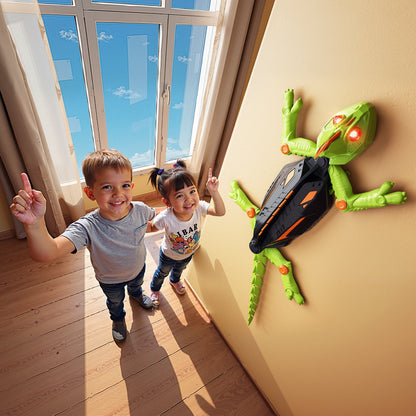 🔥Wall Crawler Gecko - LED RC Toy for Indoor Family Fun & Prank Gifts