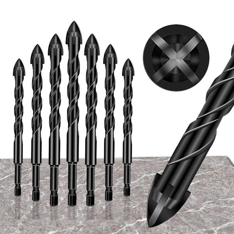 High-strength Four-edge Cross Drill Bit Set - clarioy