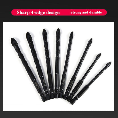 High-strength Four-edge Cross Drill Bit Set - clarioy