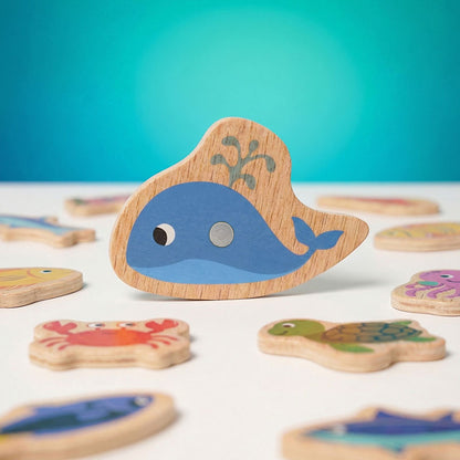 🥳💞60K+ SOLD!🎣 Magnetic Wooden Fishing Game – Fun Ocean Adventure & Early Learning Toy