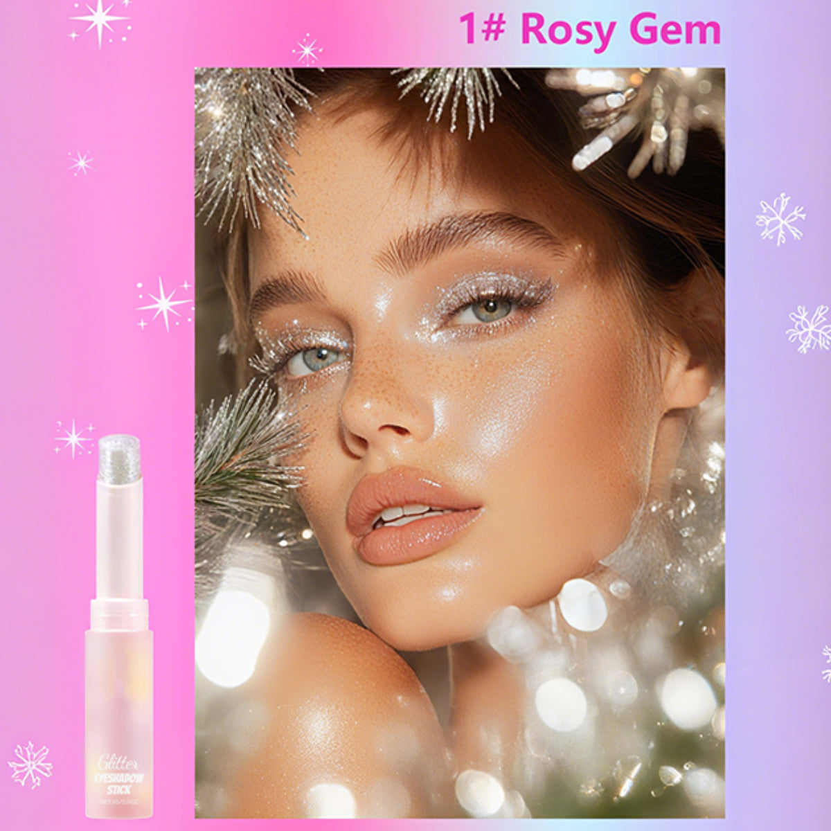 Flash Sale 50% Off Crystal Jelly Glaze Shimmer Eyeshadow Sticks