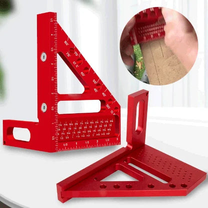 3D Multi-Purpose Carpenter's Triangle Square