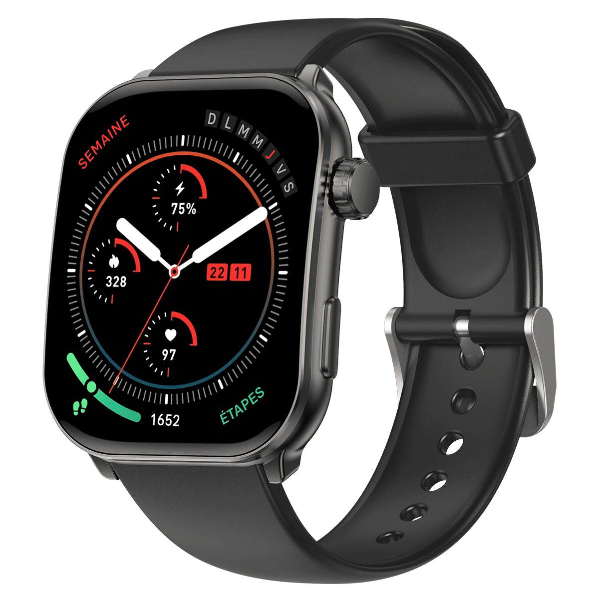 Bluetooth Calling Smart Watch with Health Tracking, 10-Day Battery & IP68 Waterproof for iPhone & Android
