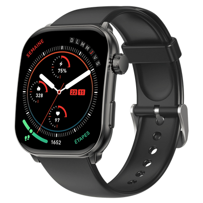 Bluetooth Calling Smart Watch with Health Tracking, 10-Day Battery & IP68 Waterproof for iPhone & Android