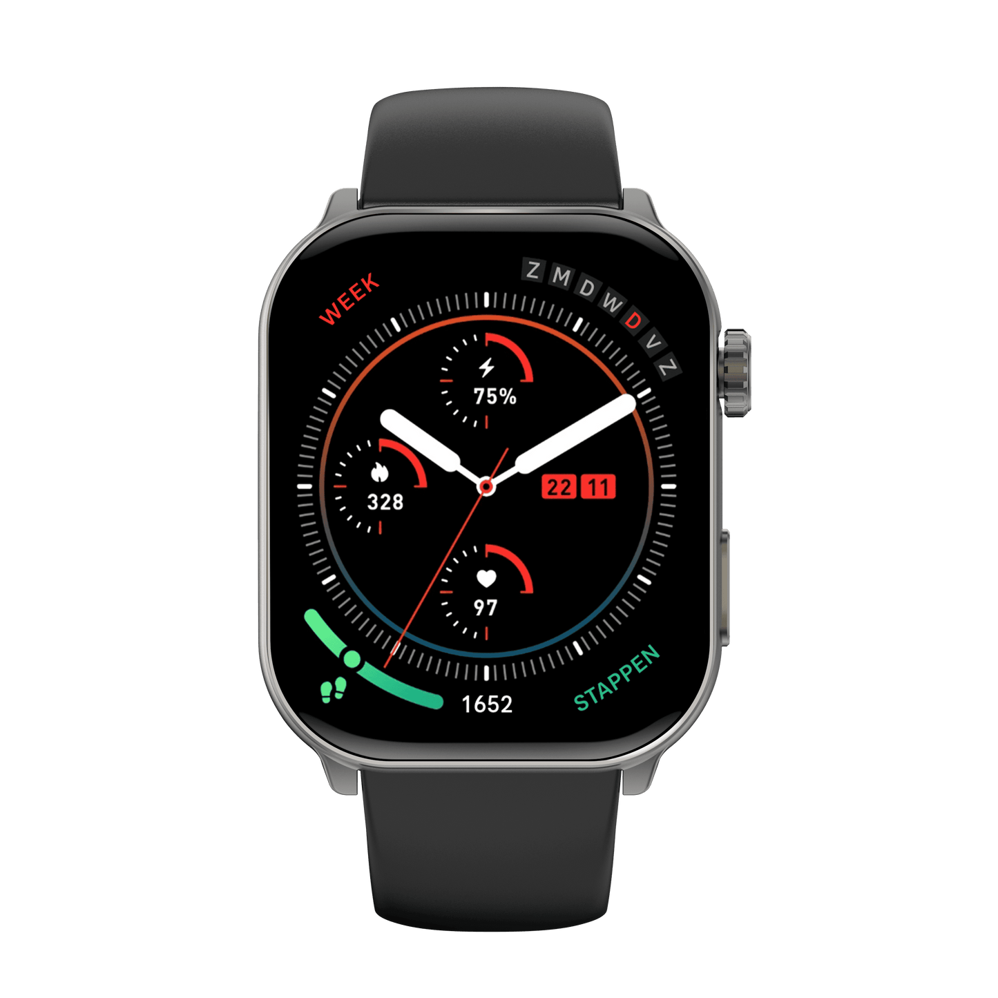 Bluetooth Calling Smart Watch with Health Tracking, 10-Day Battery & IP68 Waterproof for iPhone & Android