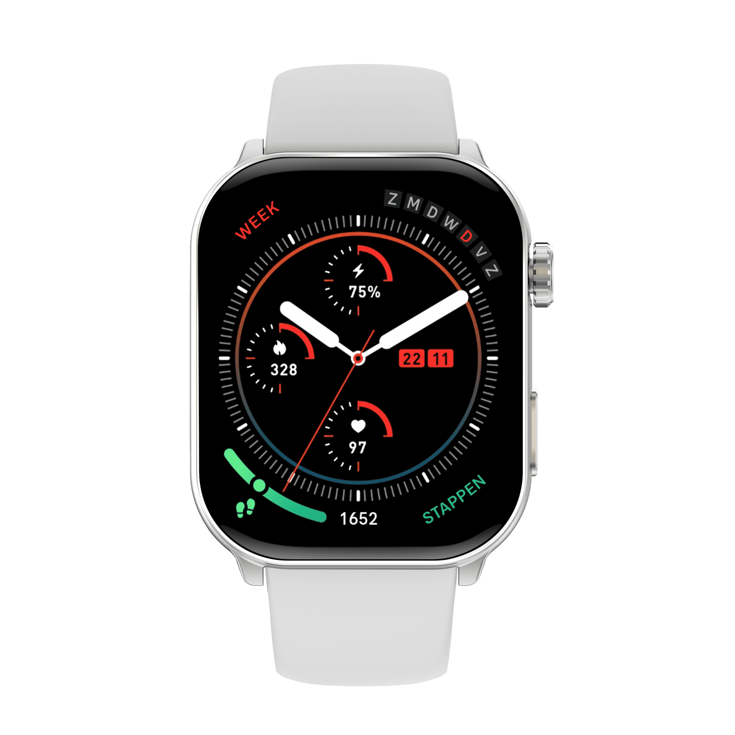 Bluetooth Calling Smart Watch with Health Tracking, 10-Day Battery & IP68 Waterproof for iPhone & Android