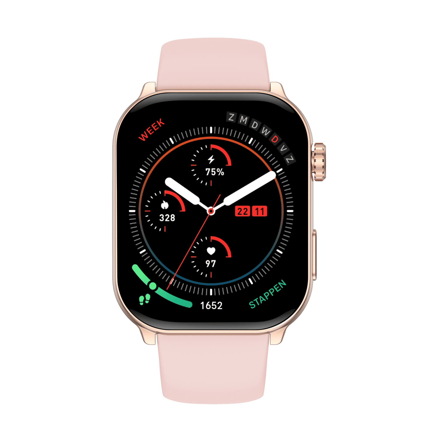 Bluetooth Calling Smart Watch with Health Tracking, 10-Day Battery & IP68 Waterproof for iPhone & Android