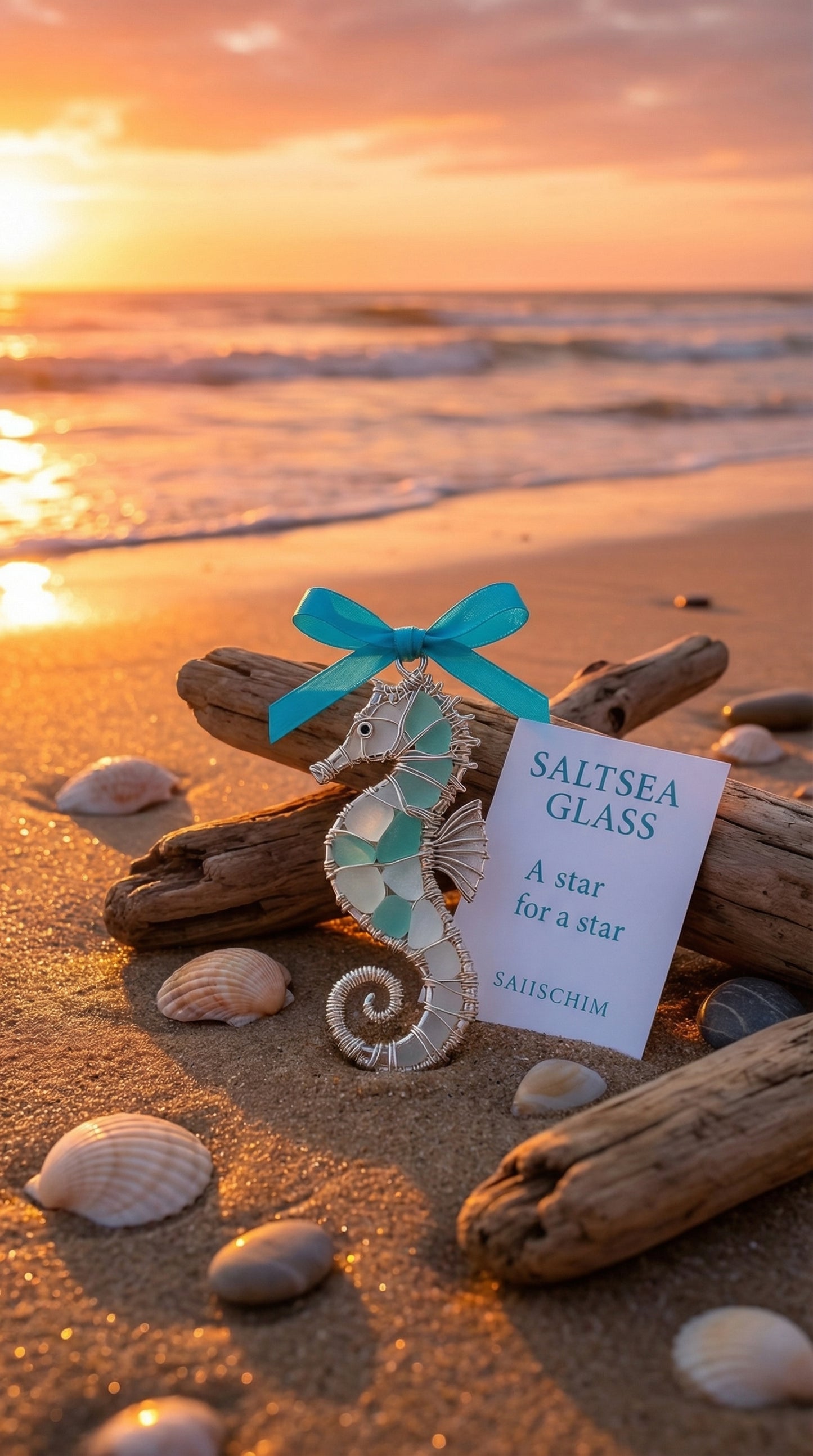 🔥Last Day 49% Off🌊 Handmade Sea Glass Ocean Ornament