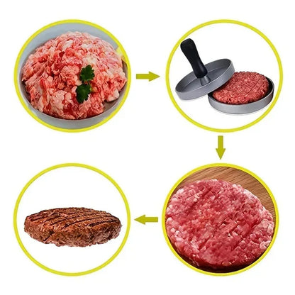 🥩 Professional Burger Patty Press🔥 Uniform Burgers Every Time