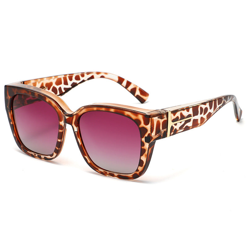 🕶️ Polarized Fit Over Sunglasses for Women – UV400 Protection Floral Frame Wear Over Prescription Glasses