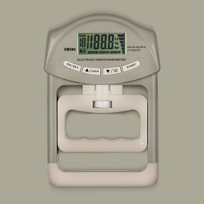 Hand Dynamometer Grip Strength Tester – 198 lbs/90 kg Digital Hand Strength Trainer