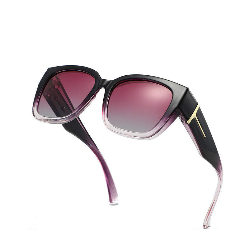 🕶️ Polarized Fit Over Sunglasses for Women – UV400 Protection Floral Frame Wear Over Prescription Glasses