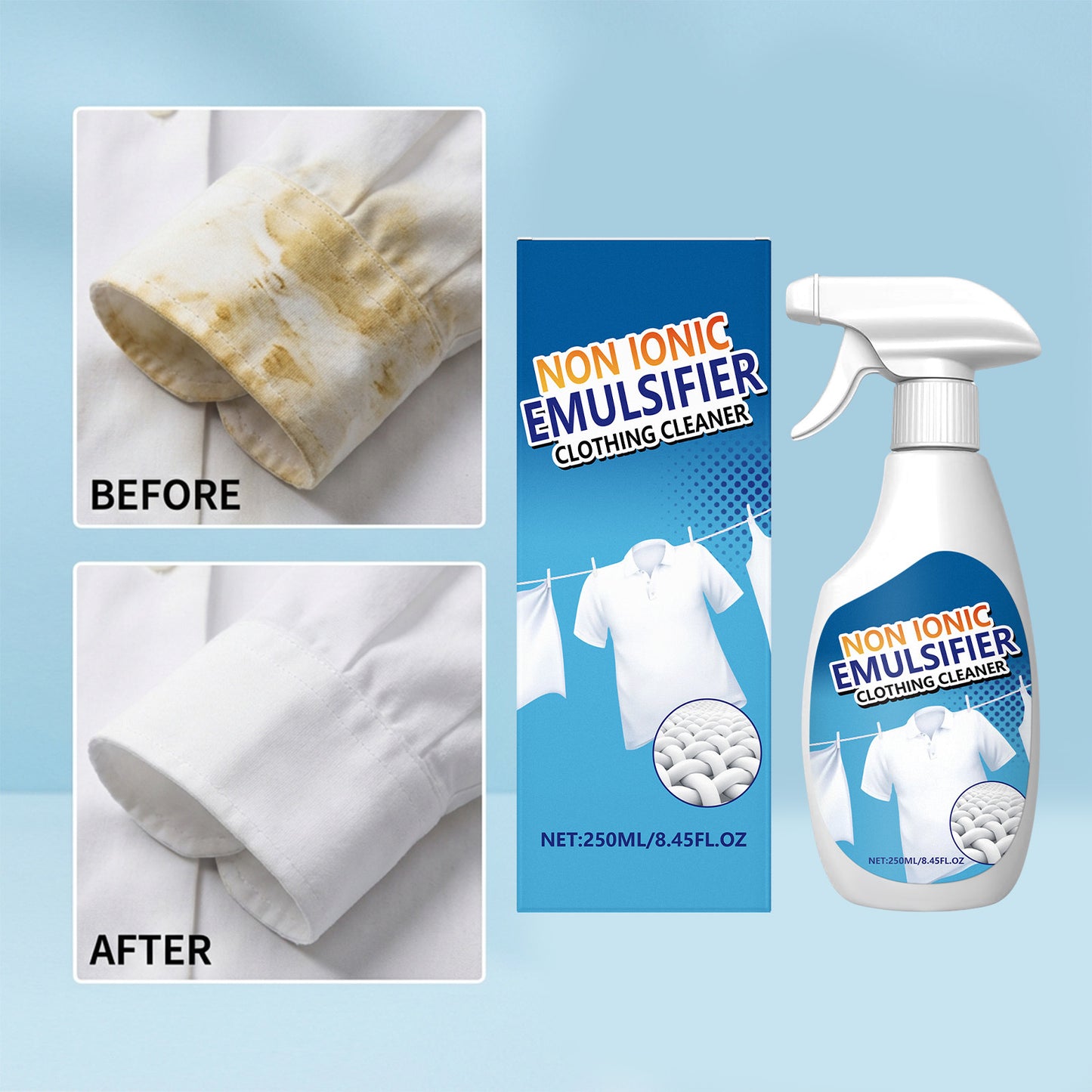 🏆Flash Sale⚡ 50K+ SOLD! All-Purpose Clothing Stain Cleaner