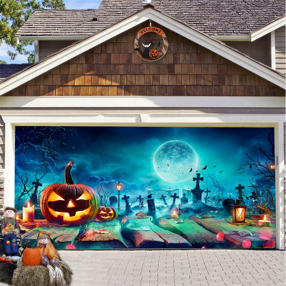 🏆10K+ SOLD LAST WEEK! 49% OFF NOW - 🎃Halloween Garage Door Cover