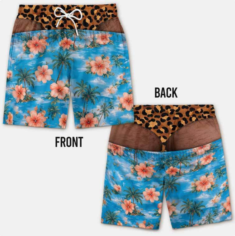 🔥🥳40K+ SOLD!😂Funny Patriotic Men’s Swim Trunks