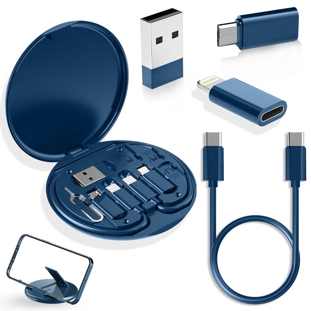 🔥9 in 1 Charging Cable Kit with Adapters & SIM Tool