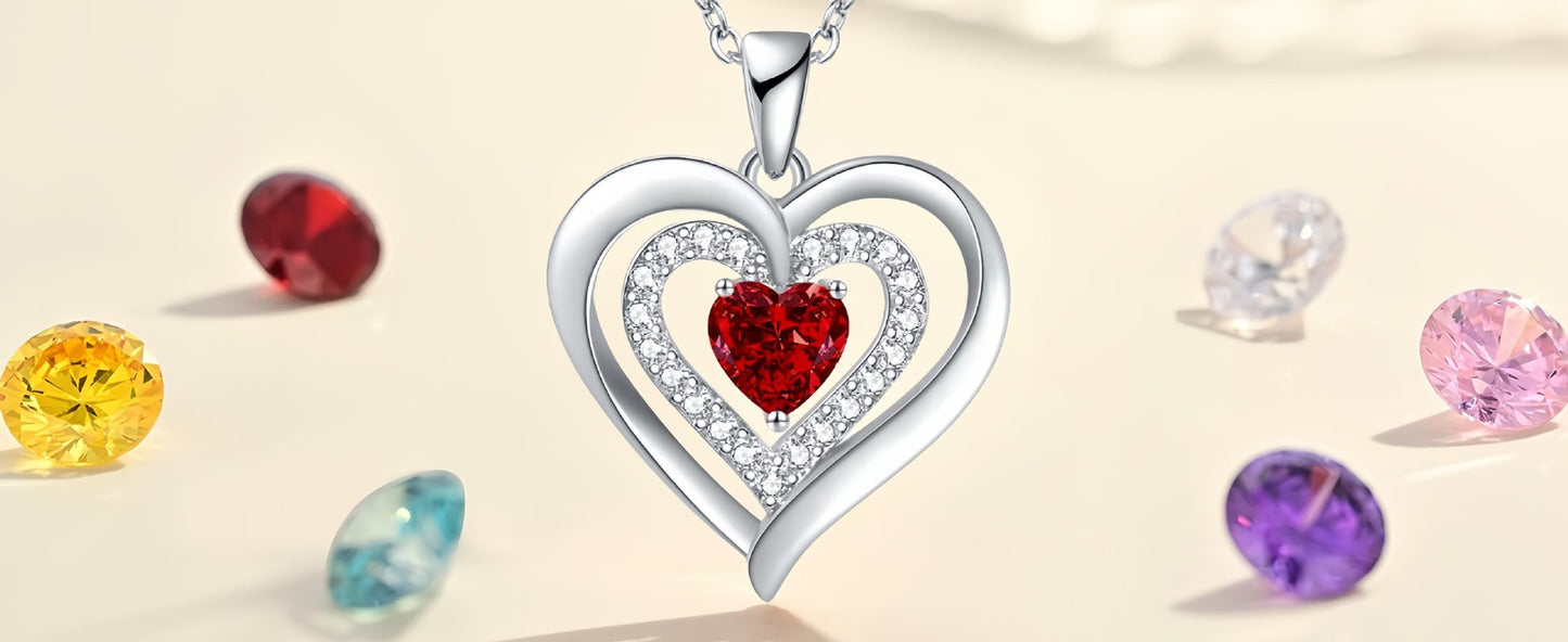 👉 Apple Gift Box Heart Necklace —💖 The Perfect Gift or a Beautiful Treat for Yourself