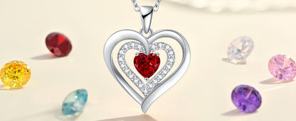 👉 Apple Gift Box Heart Necklace —💖 The Perfect Gift or a Beautiful Treat for Yourself