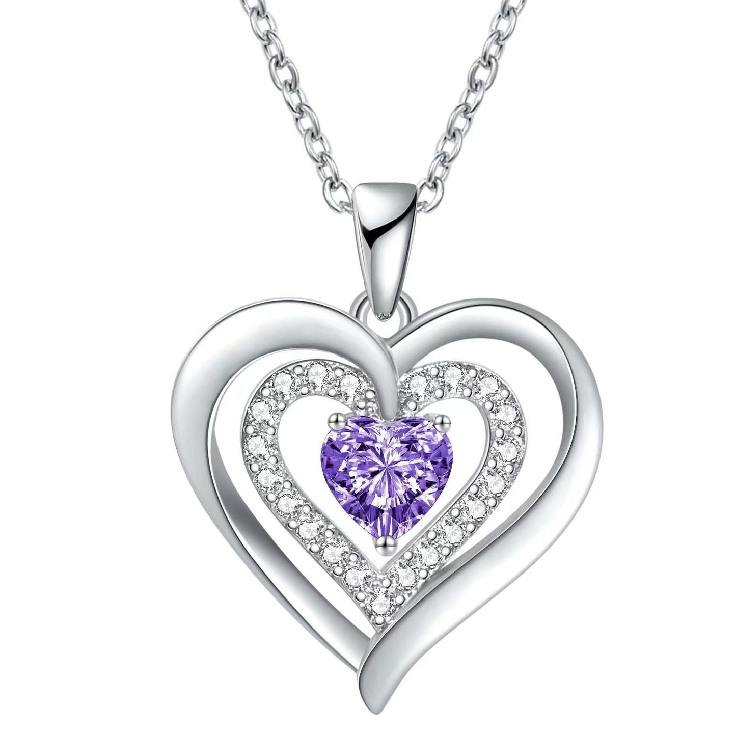 👉 Apple Gift Box Heart Necklace —💖 The Perfect Gift or a Beautiful Treat for Yourself