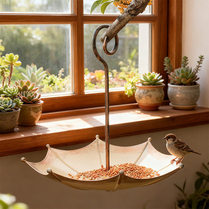 🐦 Mini Umbrella Bird Feeder — Whimsical Garden Charm 🔥