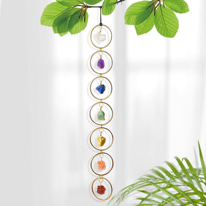 💎 Raw Crystal 7 Chakra Gemstone Wall Decor