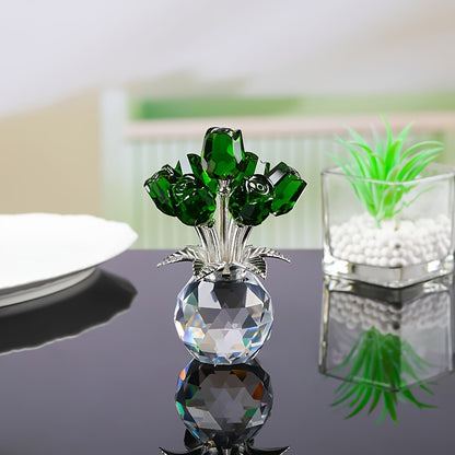 🌹Mother’s Day 50% Off: 7-Color Crystal Rose Floral Keepsake